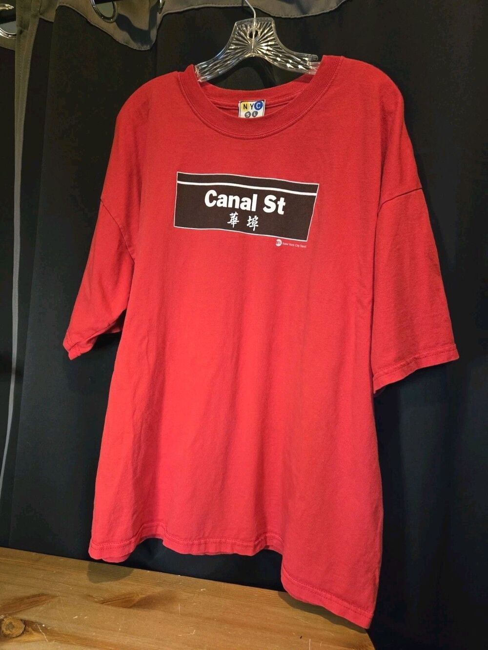 Vtg Canal St Station Chinatown Subway T-Shirt MTA New York City Transit XXL Rare